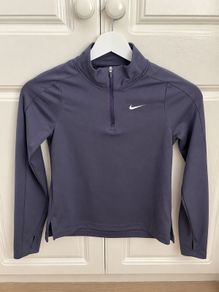 Nike Dri-FIT 1/2-  1/4-zip top, size M,  137-146cm