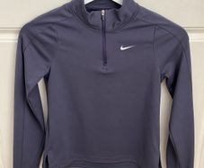 Nike Dri-FIT 1/2-  1/4-zip top, size M,  137-146cm
