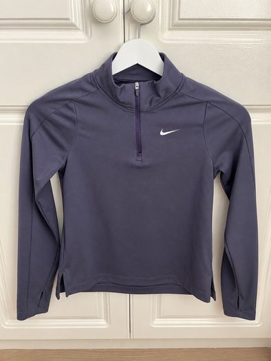Nike Dri-FIT 1/2-  1/4-zip top, size M,  137-146cm