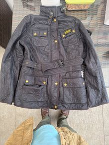 ladies barbour jacket international Black