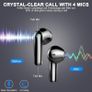 Wireless Earbuds, Bluetooth 5.3 Headphones 2023 Wireless Headphones in Ear with ENC Mic, Bluetooth Earphones Noise Cancelling Ear buds with 50H Hifi Stereo Image 2