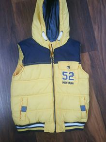 Boys sleeveless padded coat