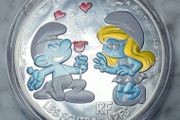 France 50 Euro Silver (.900) Uncirculated Coin 2020 - In Love Smurf - The Smurfs