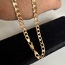 9ct gold flat curb chain Image 2
