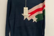 jumper Bnwt monsoon size small navy pattern front jumper rrp 64 euro