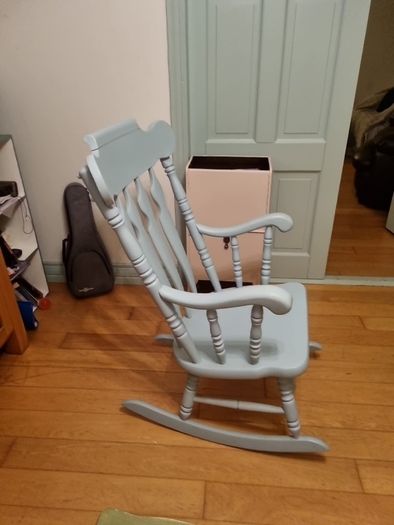 Wooden rocking chair