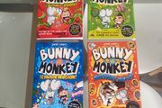 Brand New Selection of 6 BUNNY VS MONKEY Children's Books by Jamie Smart