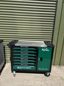 Brand New Racing Green 7 Drawer + Side Cabinet Tool Chest
