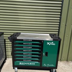 Brand New Racing Green 7 Drawer + Side Cabinet Tool Chest