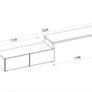 Black Extendable TV Cabinet Image 4