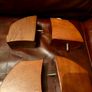 M&S 'Abbey' Brown Leather Sofa Image 3