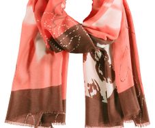 SAMOON.   SALE New Scarf from Samoon in shades of Coral, mocha and off white