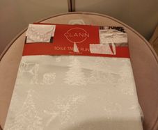 Silver table runner /cloth