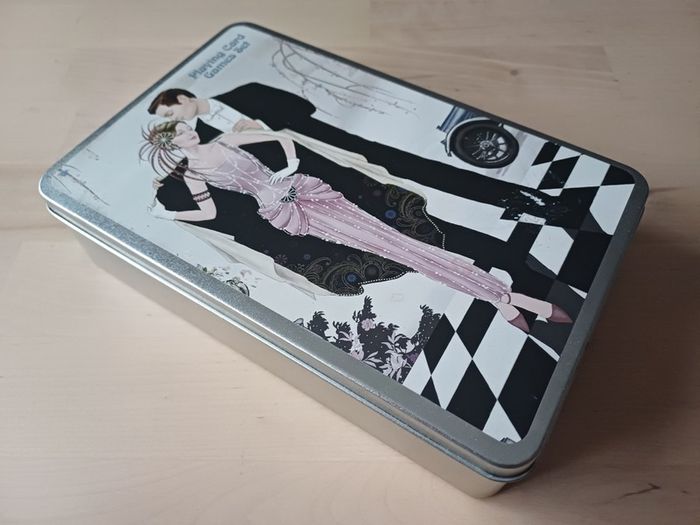 Playing Cards, Dice & Book Set Tin Box NEW