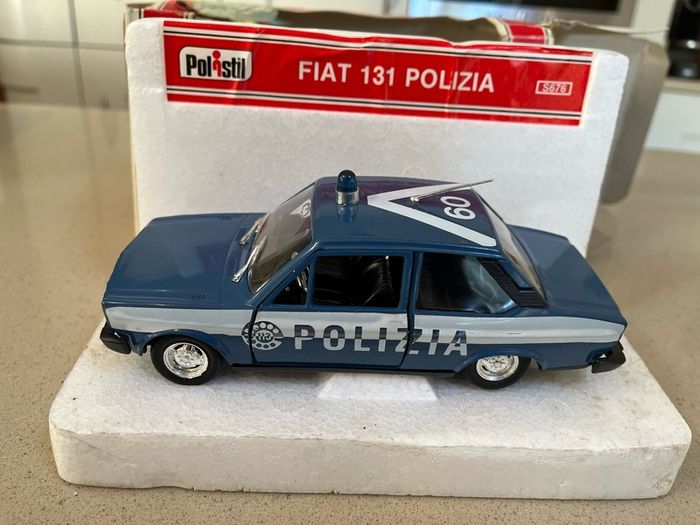 Fiat 131 Police 1/25 Polistil Rare