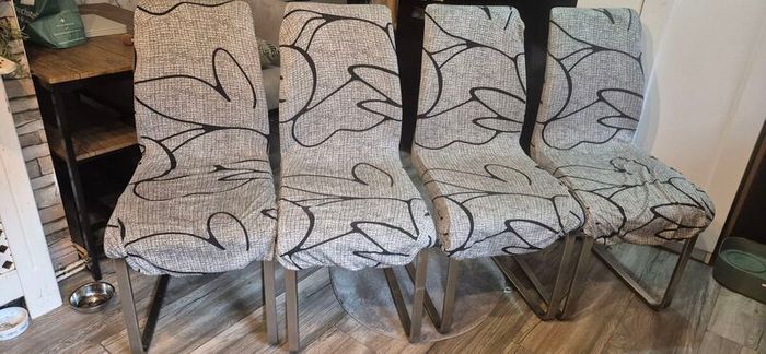 free kitchen with chairs