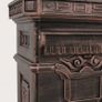 Pillar Letterbox Aluminium Vintage Style Rustproof Bronze Image 4