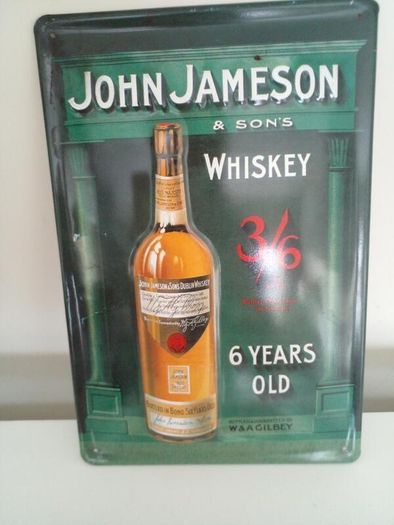 John Jameson Metal Sign