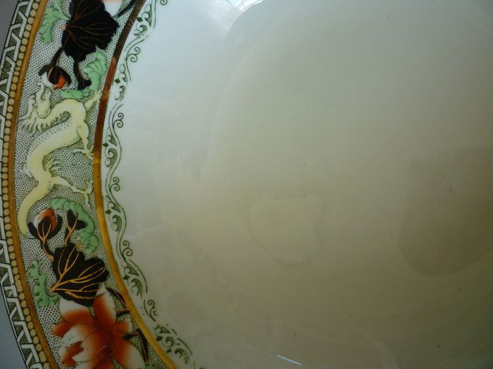 Myott Lotus Bowl Antique Circa 1920's Immaculate Large