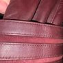 Vintage Burgundy Genuine Leather Coat - Size 46 Image 4