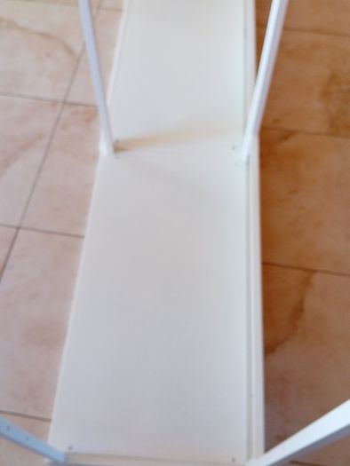 Two open wardrobe hanging rails Ikea Platsa