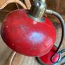 Original red metal lamp 70s Image 3