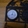 Vintagr Kingfisher Decorative Wall Planter with Clock and Thermometer Image 5