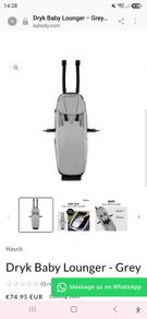 Baby insert for bike trailer