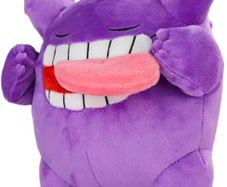 Pokemon Gengar tongue out 19cm plush toy