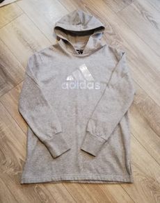 Adidas hoodie Grey 13-14YRS or S to M size