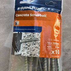 Concrete Screwbolt Rawplug