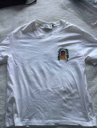 New white Casablanca T-shirt