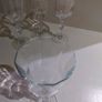 Stunning Vintage Art Deco Structured Wine Goblets / Water Glasses / Set Of 4 Image 3