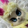 Bush Baby World PLUSH Yellow & floral Moveable Eyes 2018 about 6" Used Glue on the tail Please look at the pictures Image 2