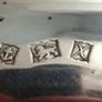 Antique Sterling Silver Wine Bottle Coasters Image 10