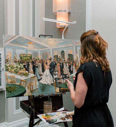 Live Wedding Painting Voucher 1,300 Value