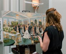 Live Wedding Painting Voucher 1,300 Value