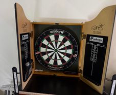 phil taylor dartboard