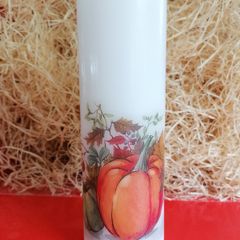 Decorative autumn halloween pumpkin gift candle / home decoration