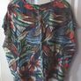 SALE!  Oversized Tropical Print Top size 12, new Image 3
