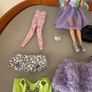 1 Barbie doll with clothes accessories and 1 smaller doll Image 5