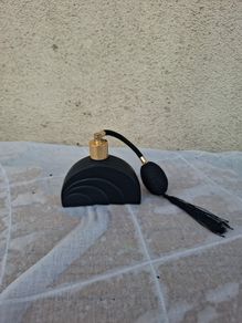 By post only vintage black perfume bottle