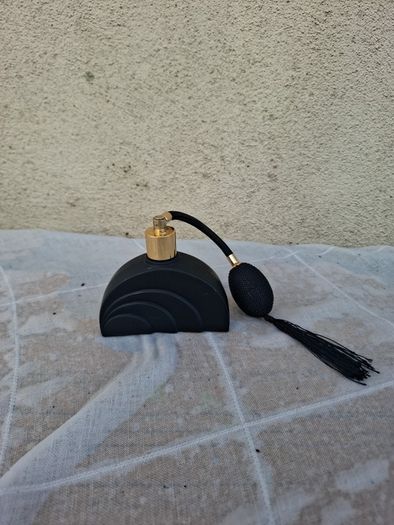 By post only vintage black perfume bottle