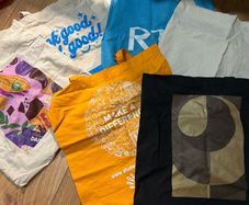6 tote bags