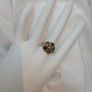 Diamond and Multi-Gemstone Flower Ring Image 4