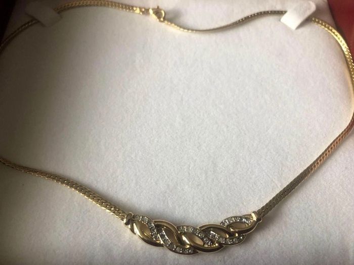Gold plated necklace
