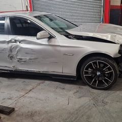 BMW after an accident