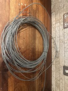 6mm galvanised wire 40 meters