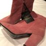 Pink Corduroy Boots Image 3