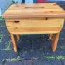 Pine Swedish design foot stool Image 2
